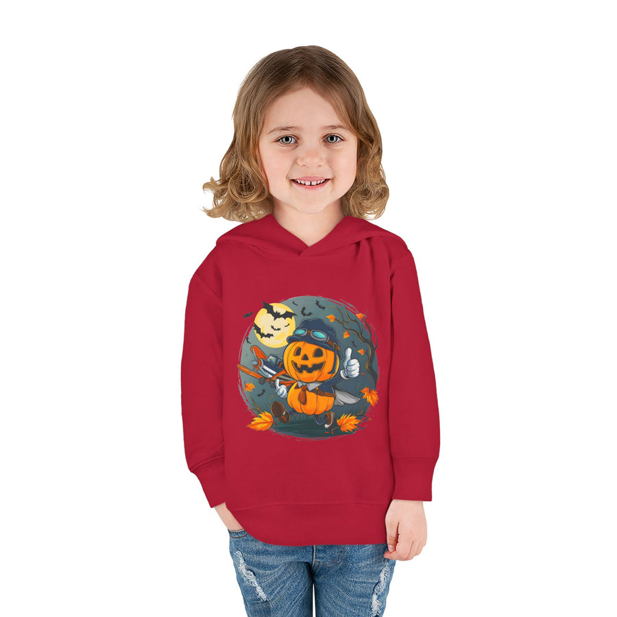 Funny Pumpkin Toddler Hoodie for Halloween