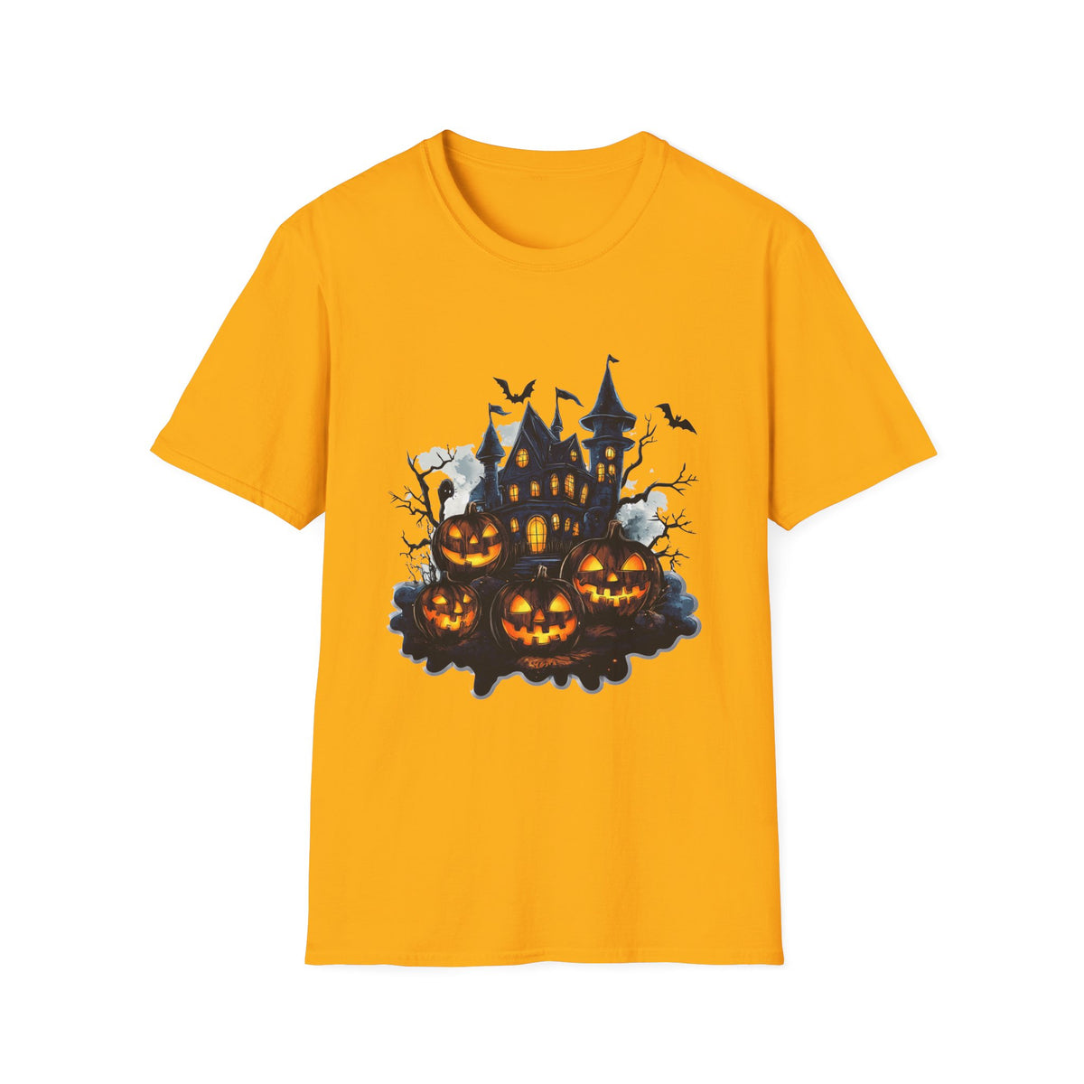 Scary Pumpkin Vintage Halloween T-Shirt