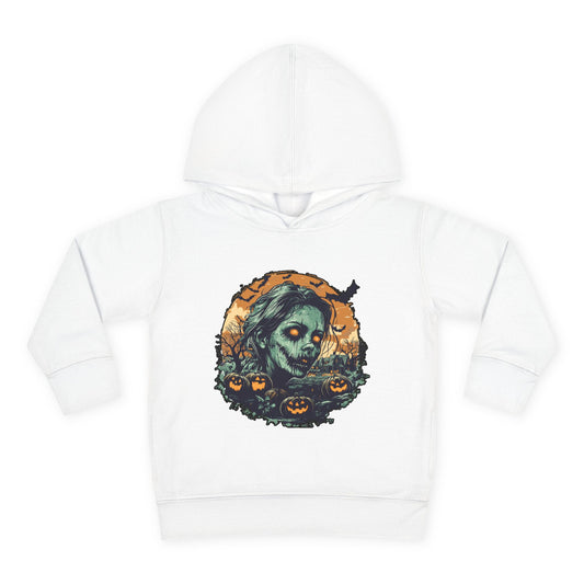 Scary Pumpkin Toddler Hoodie for Halloween Fun