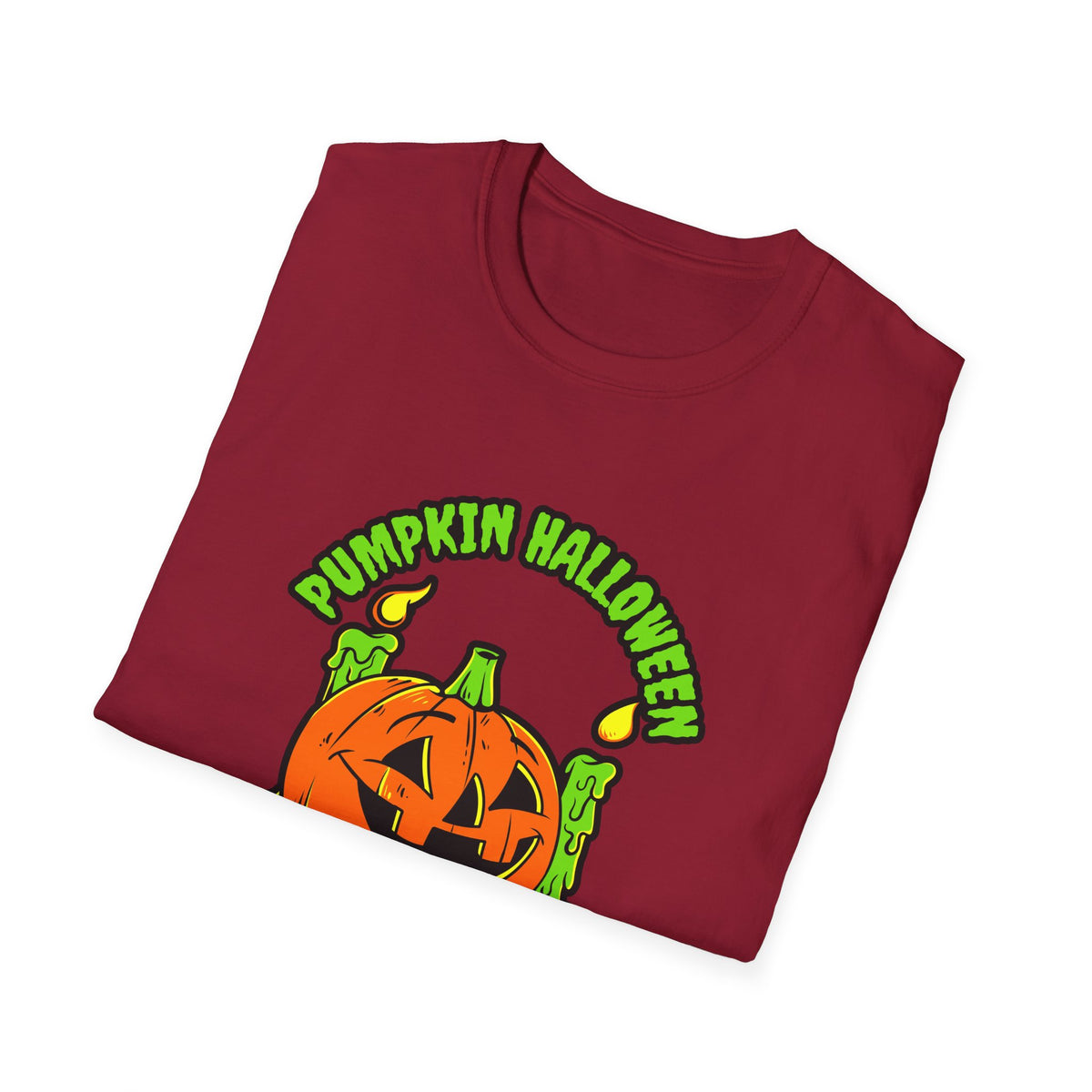 Scary Pumpkin Vintage Halloween T-Shirt