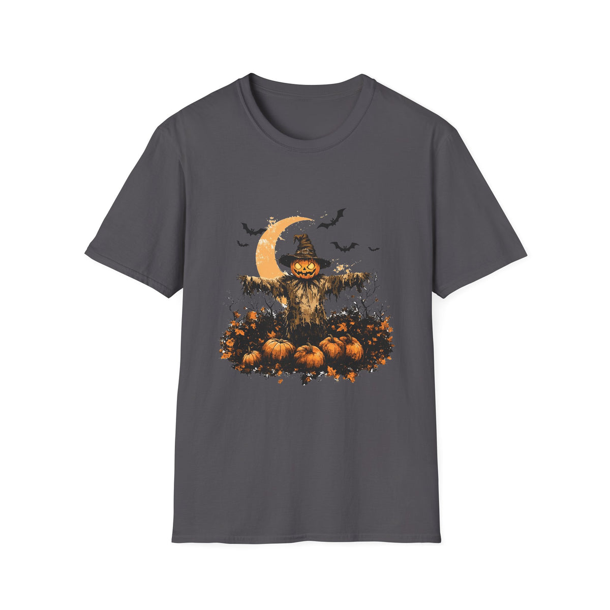 Scary Pumpkin Vintage Halloween T-Shirt