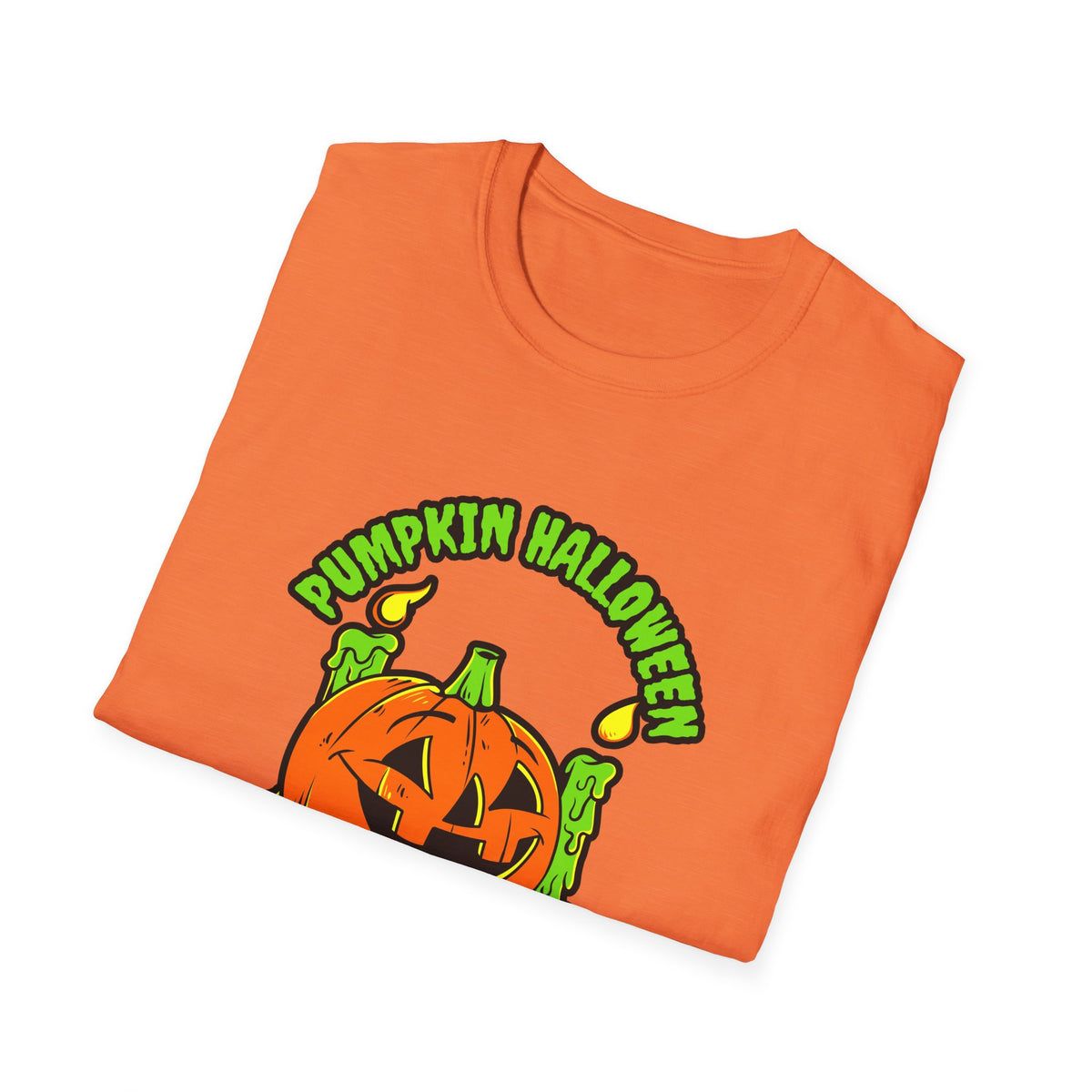 Scary Pumpkin Vintage Halloween T-Shirt