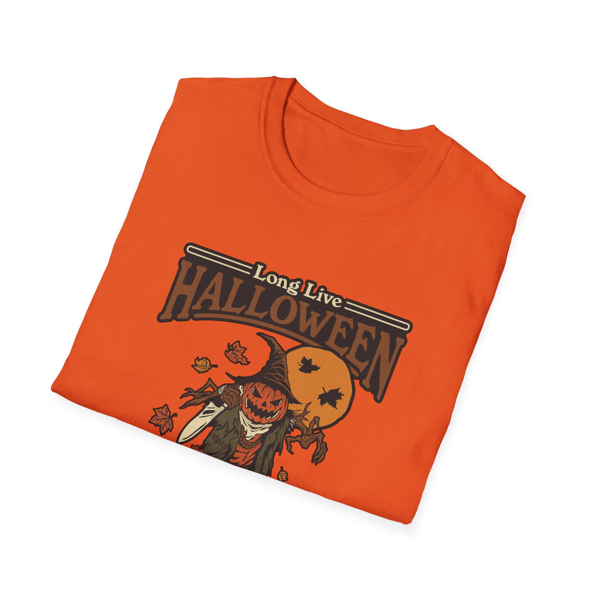 Scary Pumpkin Vintage Halloween T-Shirt