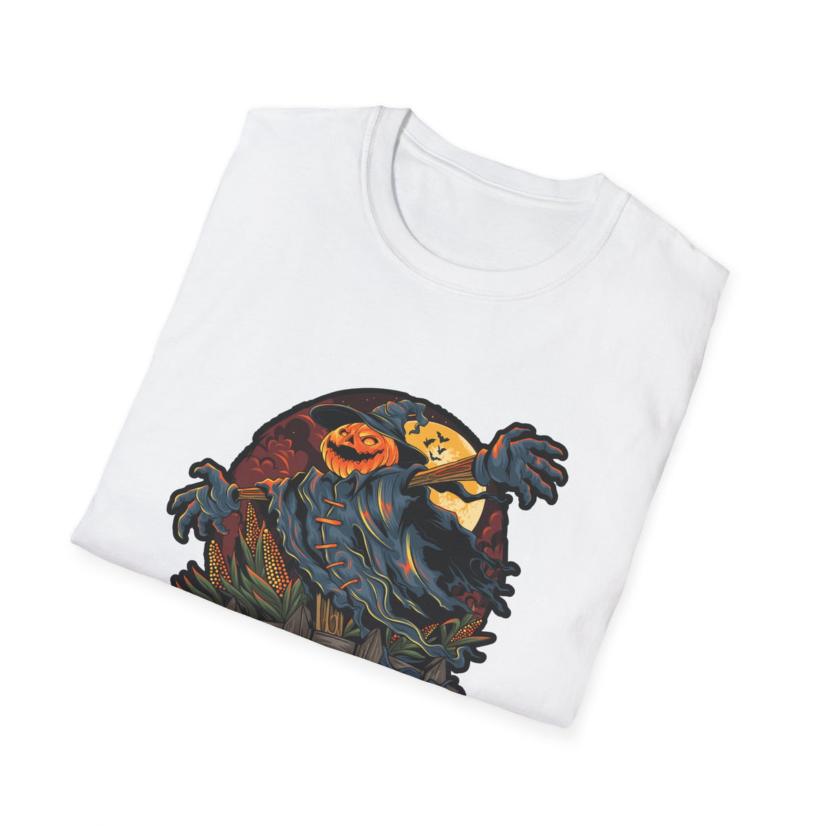 Scary Pumpkin Vintage Halloween T-Shirt