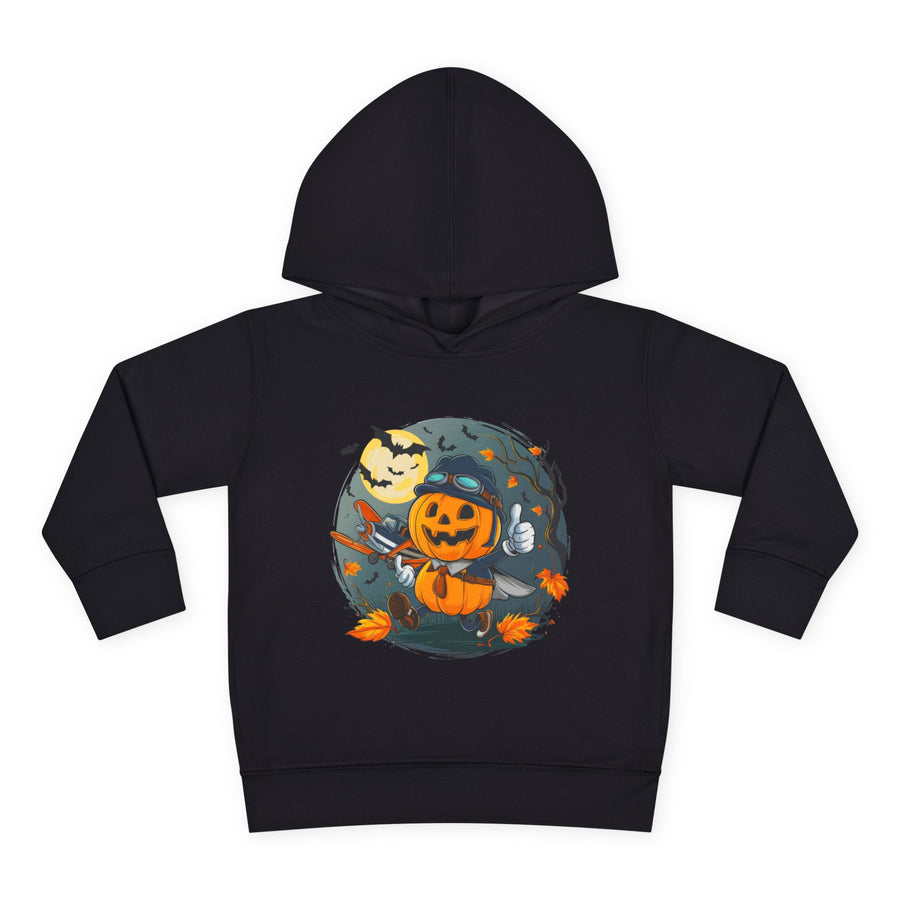 Funny Pumpkin Toddler Hoodie for Halloween