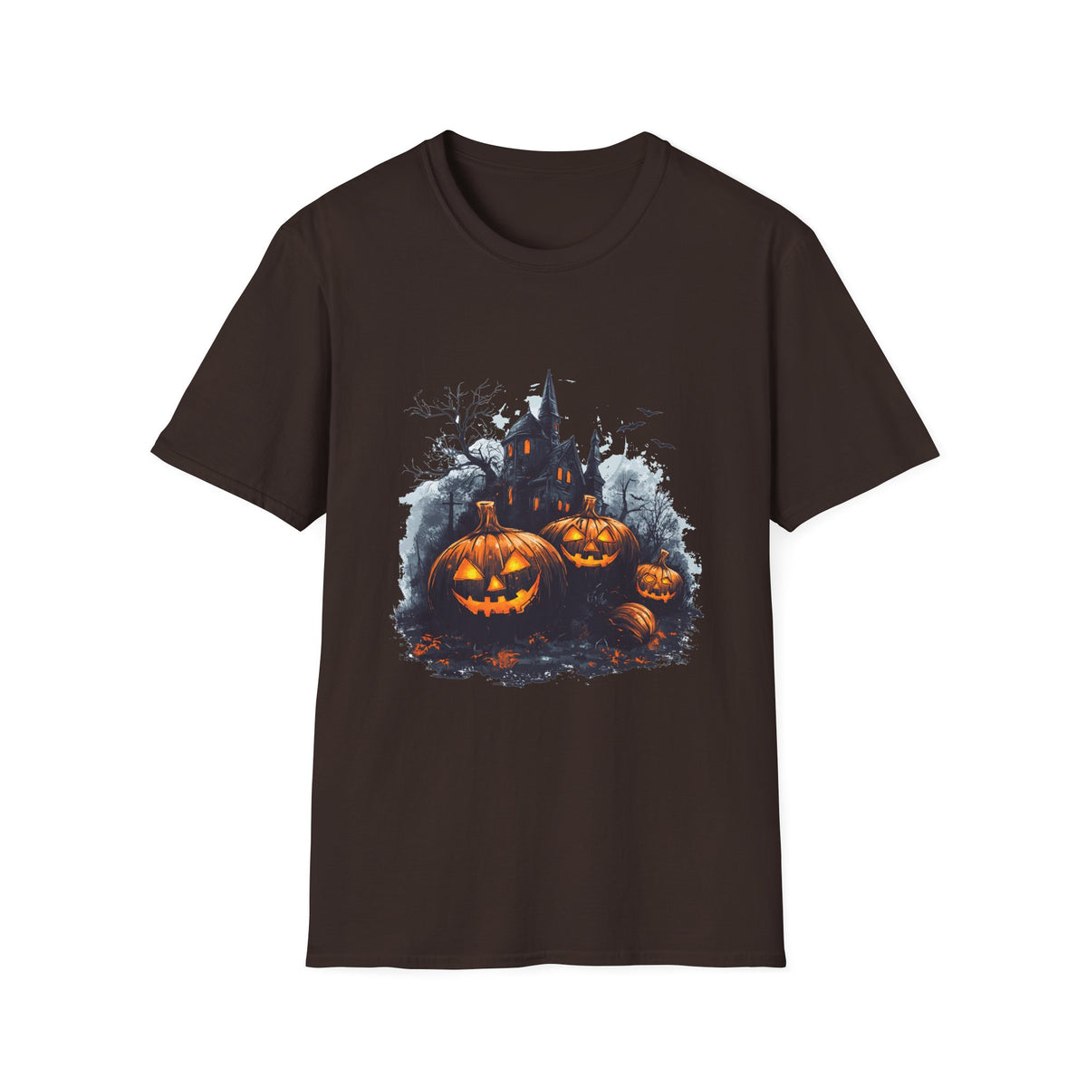 Scary Pumpkin Vintage Halloween T-Shirt