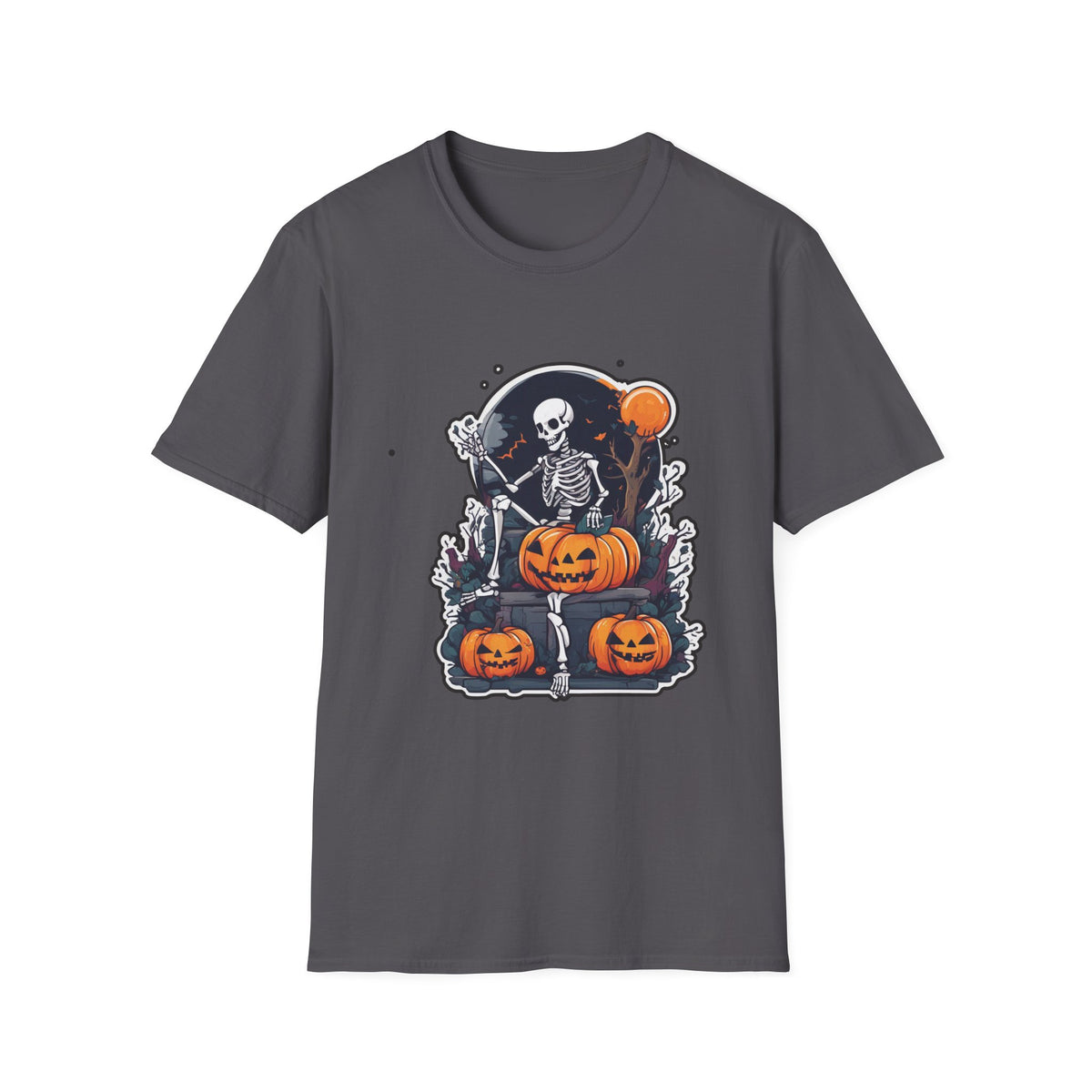 Scary Pumpkin Vintage Halloween T-Shirt
