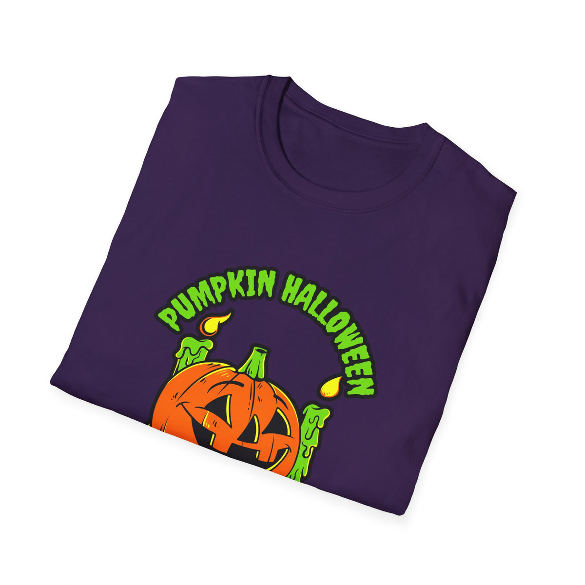 Scary Pumpkin Vintage Halloween T-Shirt