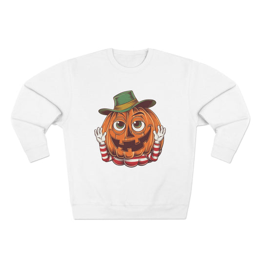 Halloween Funny Pumpkin Crewneck Sweatshirt