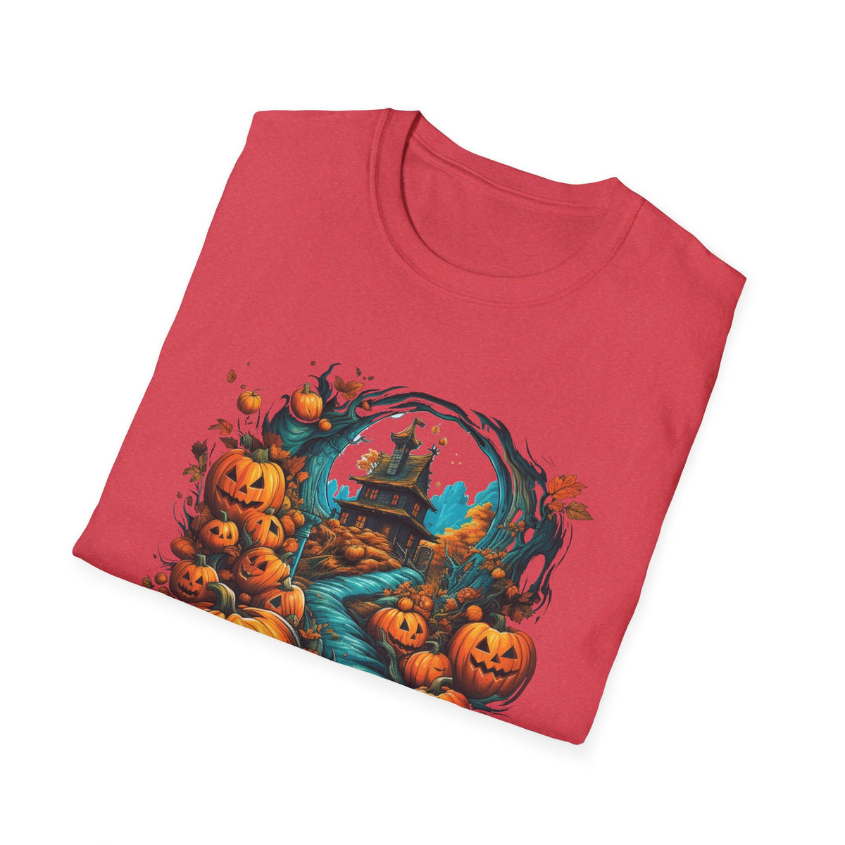 Scary Pumpkin Vintage Halloween T-Shirt