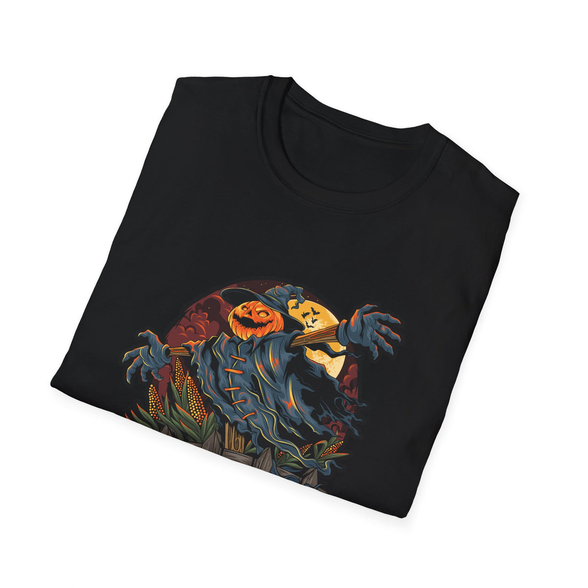 Scary Pumpkin Vintage Halloween T-Shirt