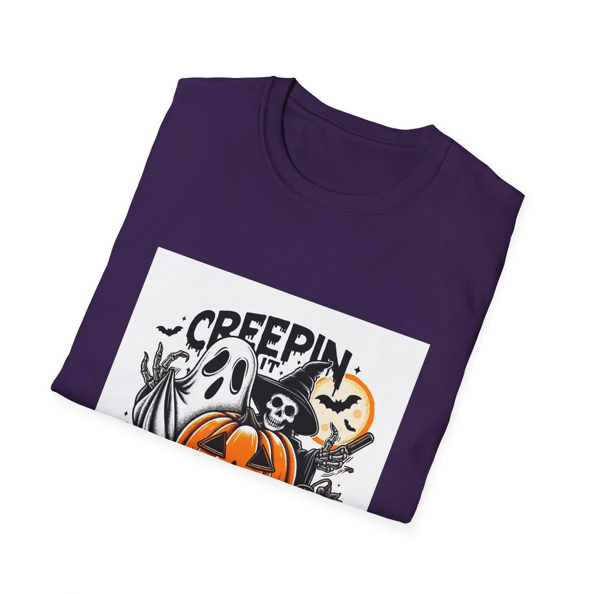 Scary Pumpkin Vintage Halloween T-Shirt