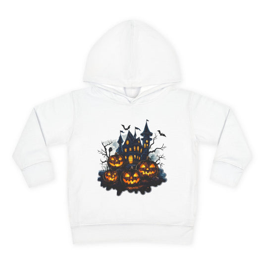 Scary Pumpkin Toddler Hoodie for Halloween
