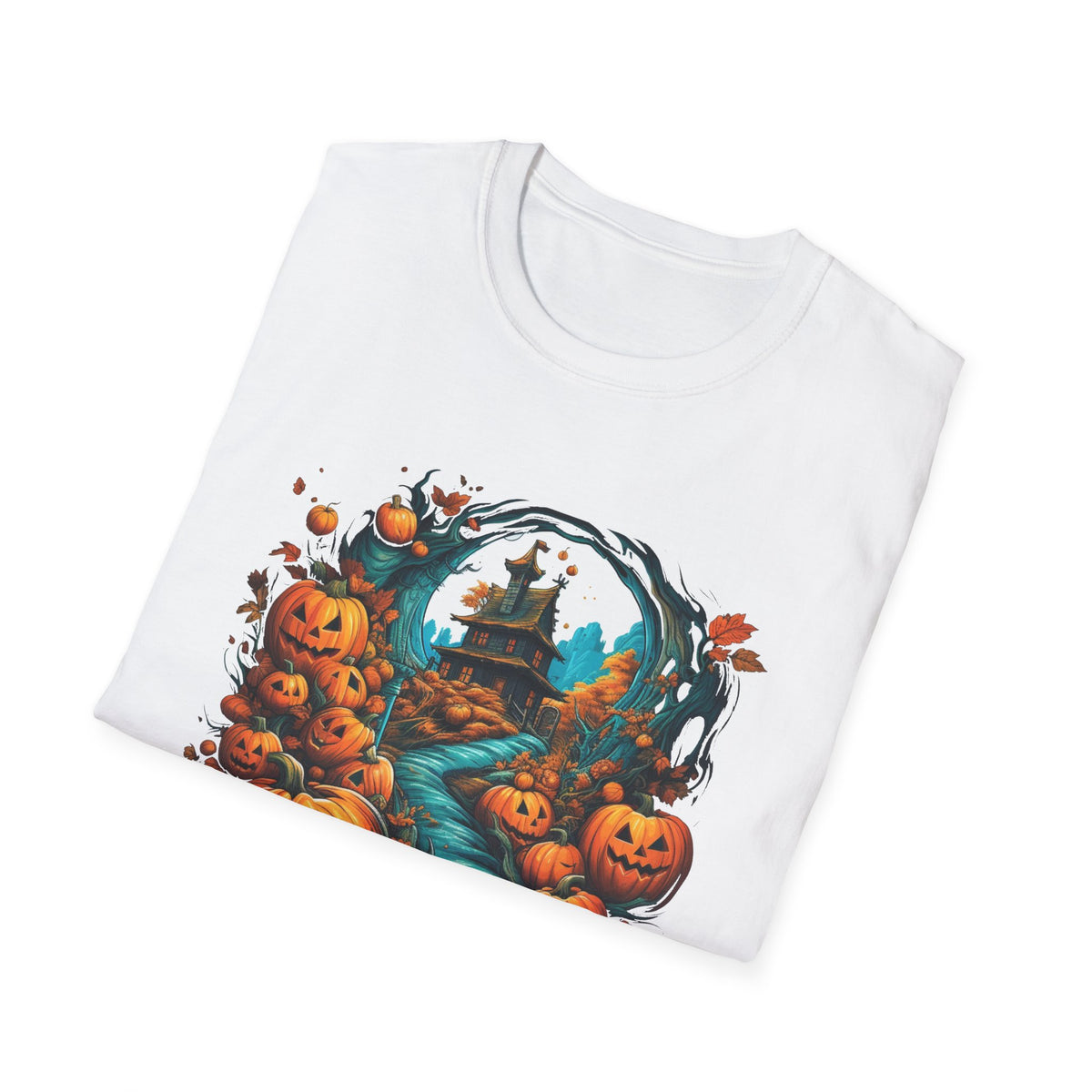 Scary Pumpkin Vintage Halloween T-Shirt