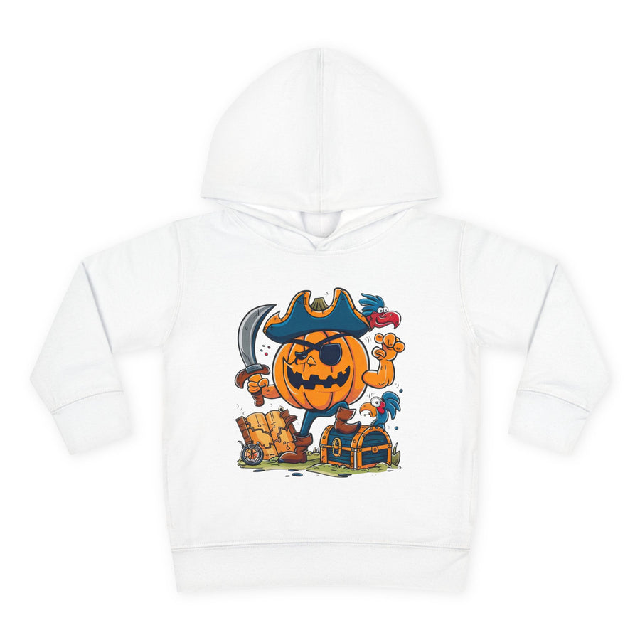 Cute Pirate Pumpkin Toddler Hoodie for Halloween