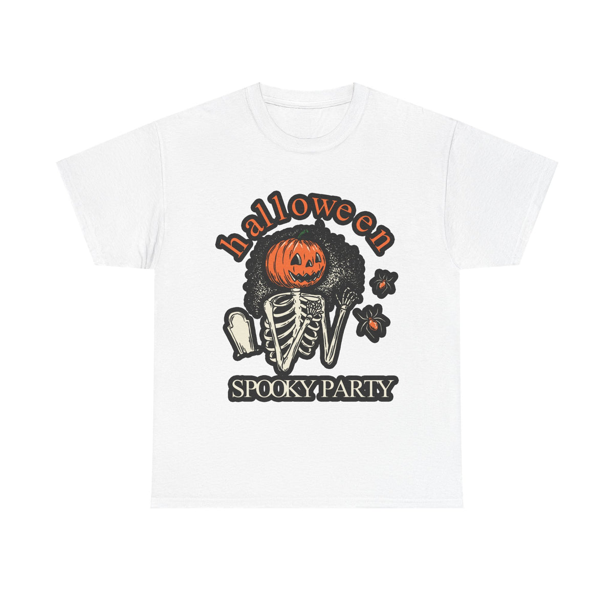 Scary Pumpkin Unisex T-Shirt for Halloween