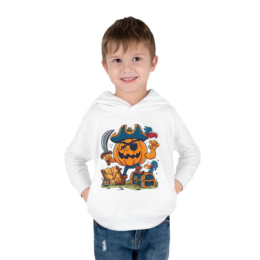 Cute Pirate Pumpkin Toddler Hoodie for Halloween