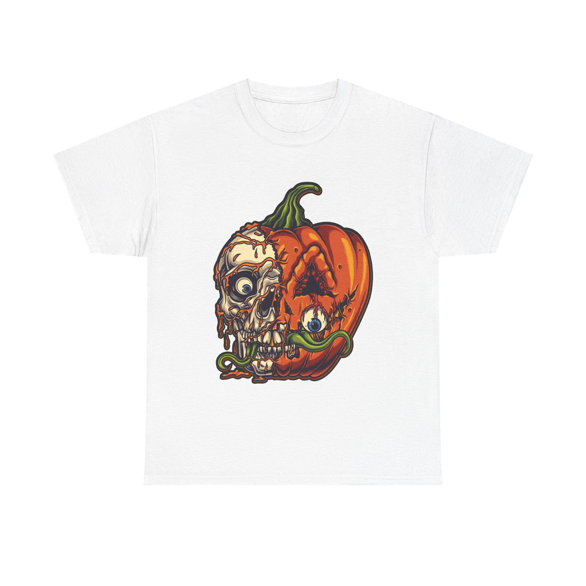 Scary Pumpkin Halloween T-Shirt