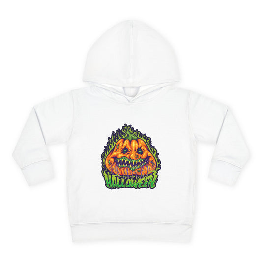 Halloween Graphic Toddler Hoodie with Scary Pumpkin
