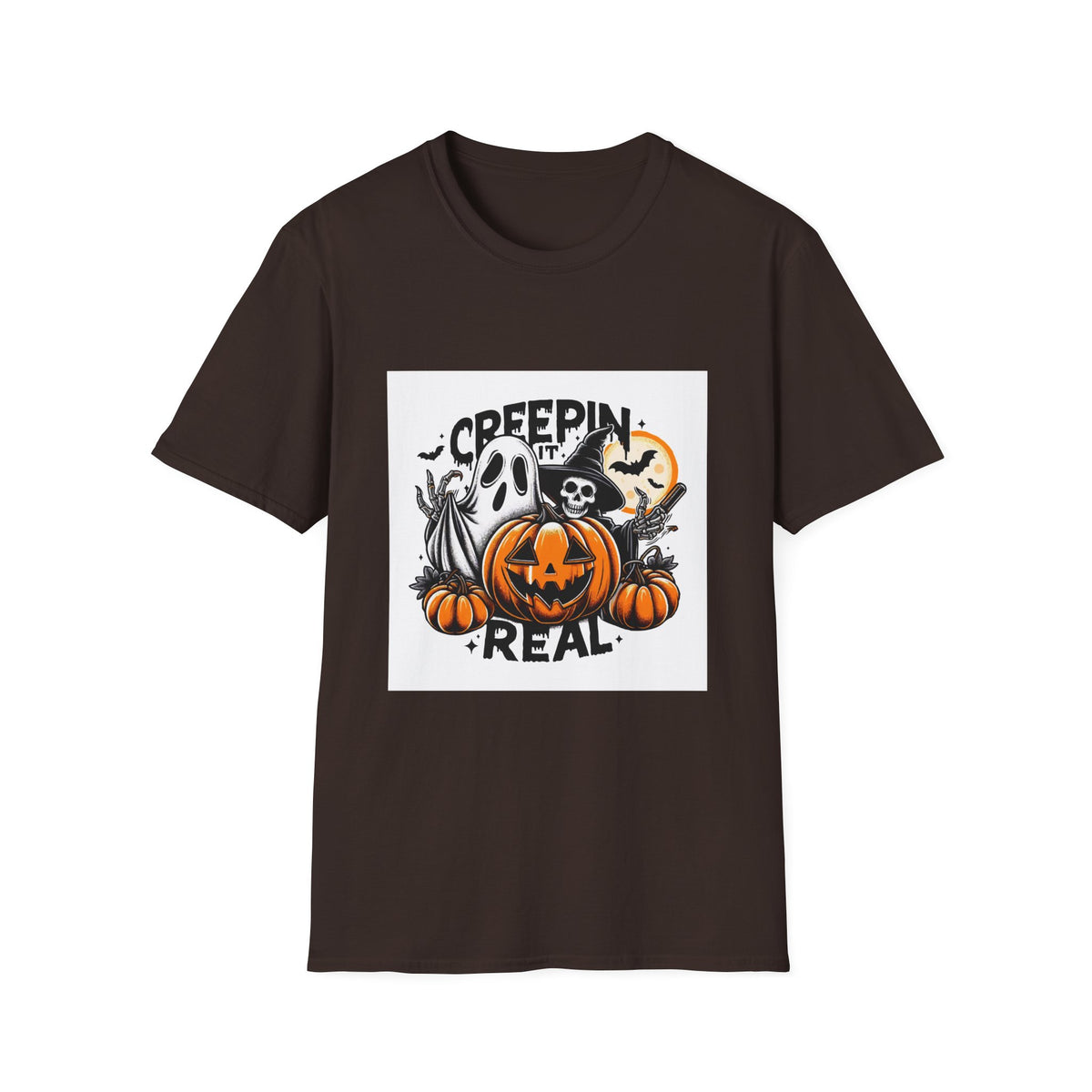 Scary Pumpkin Vintage Halloween T-Shirt