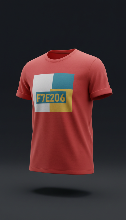 Signal Red Slogan Tee