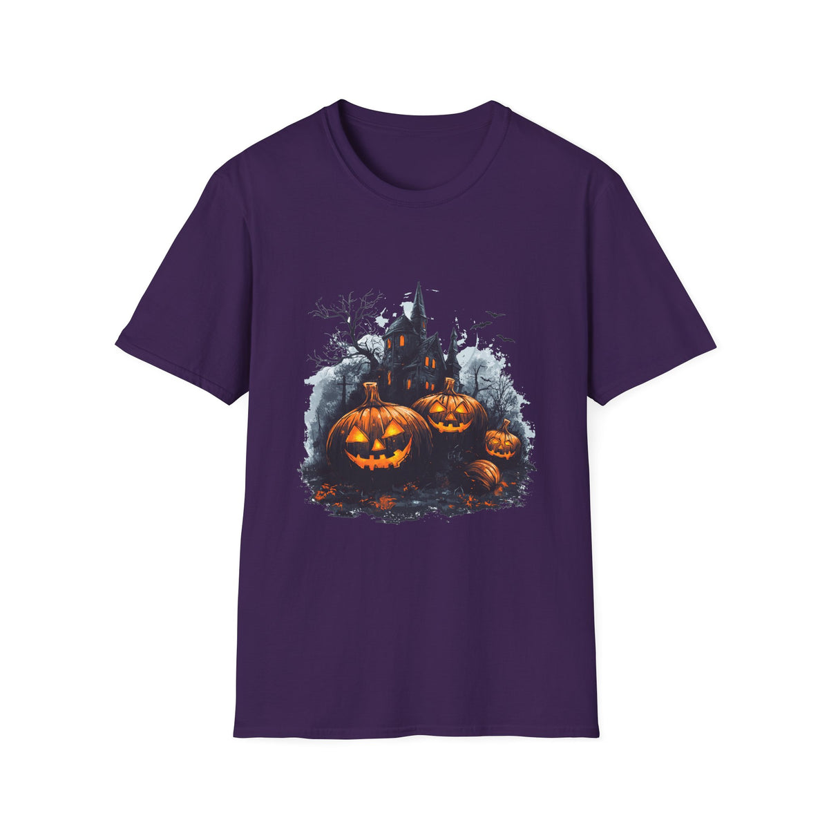 Scary Pumpkin Vintage Halloween T-Shirt