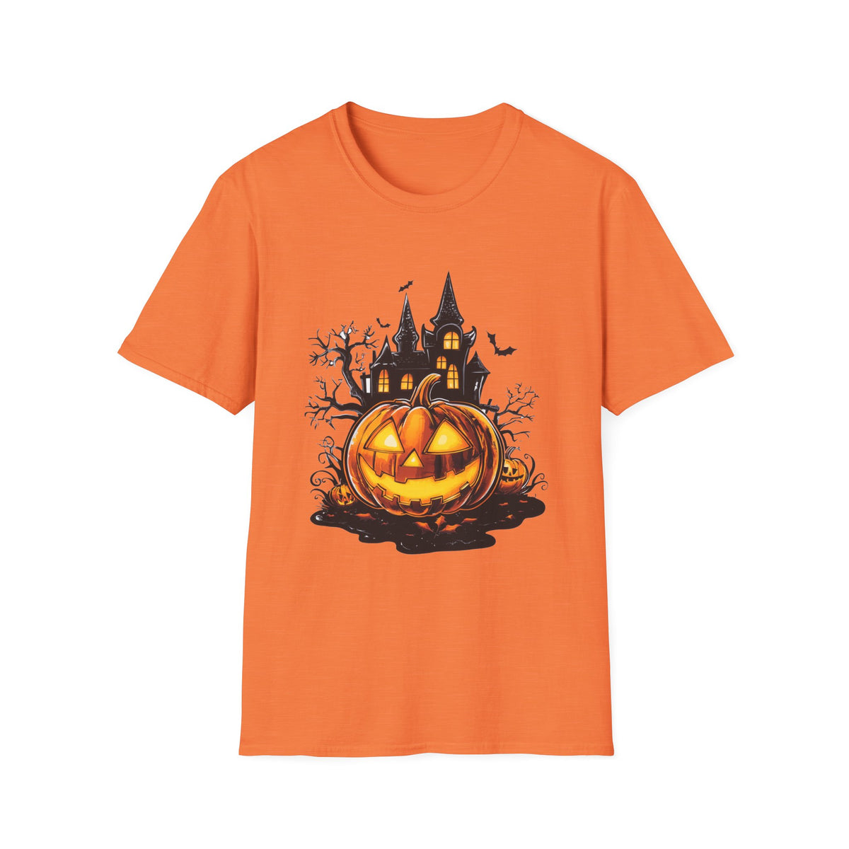 Scary Pumpkin Vintage Halloween T-Shirt