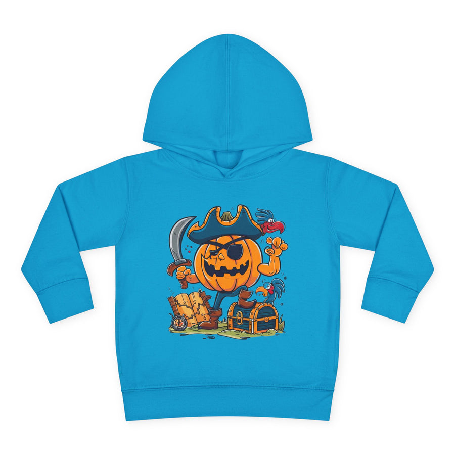 Cute Pirate Pumpkin Toddler Hoodie for Halloween