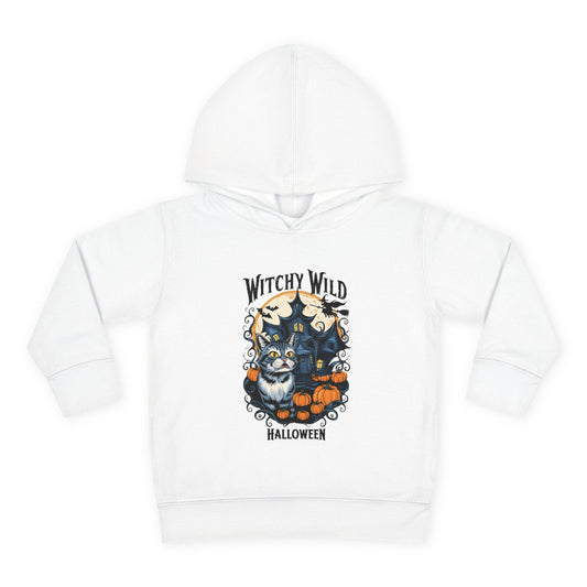 Cute Cat Pumpkin Toddler Hoodie for Halloween