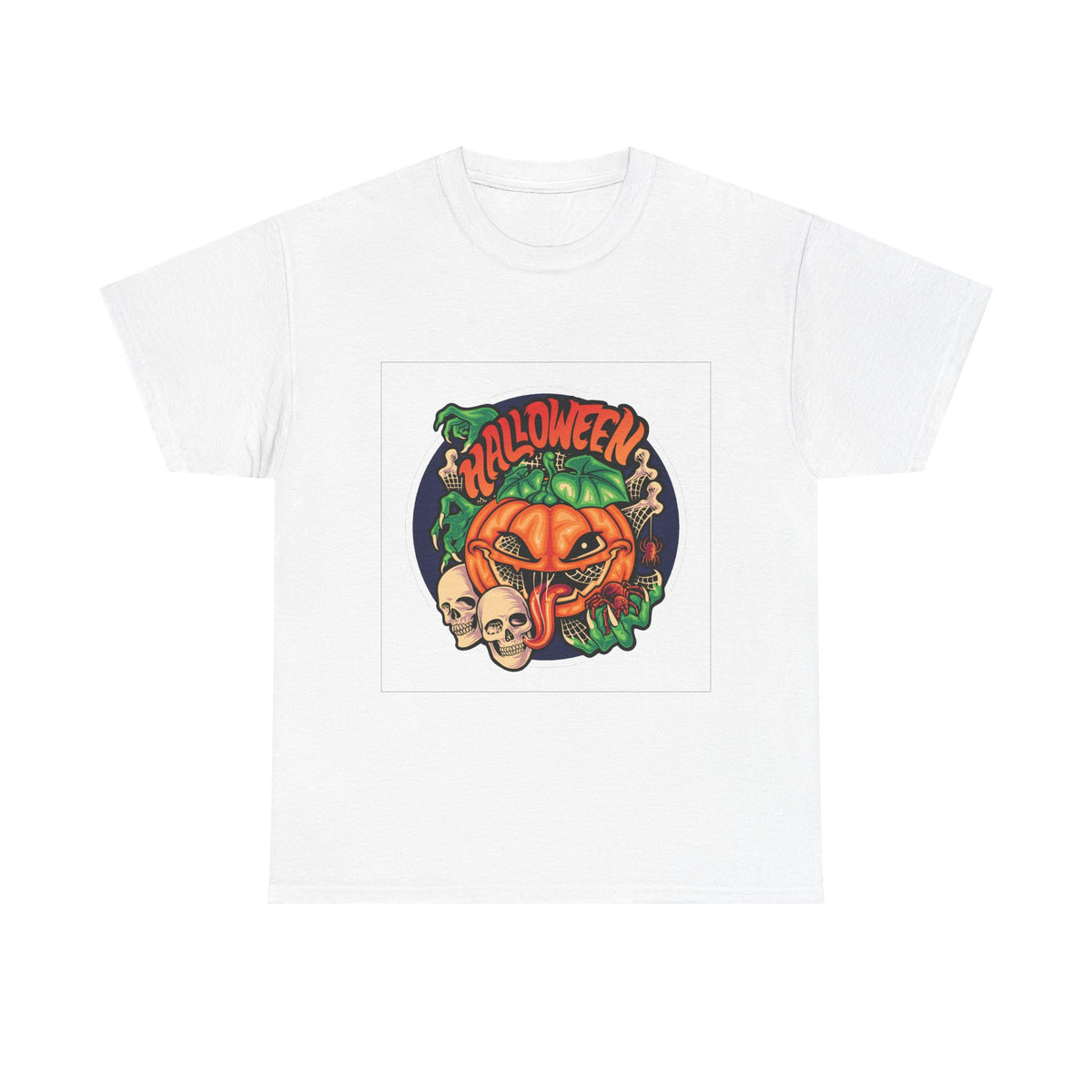 Scary Pumpkin Unisex T-Shirt for Halloween