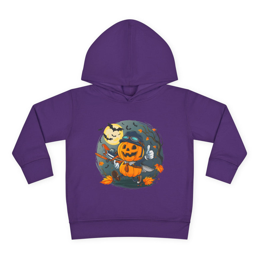Funny Pumpkin Toddler Hoodie for Halloween