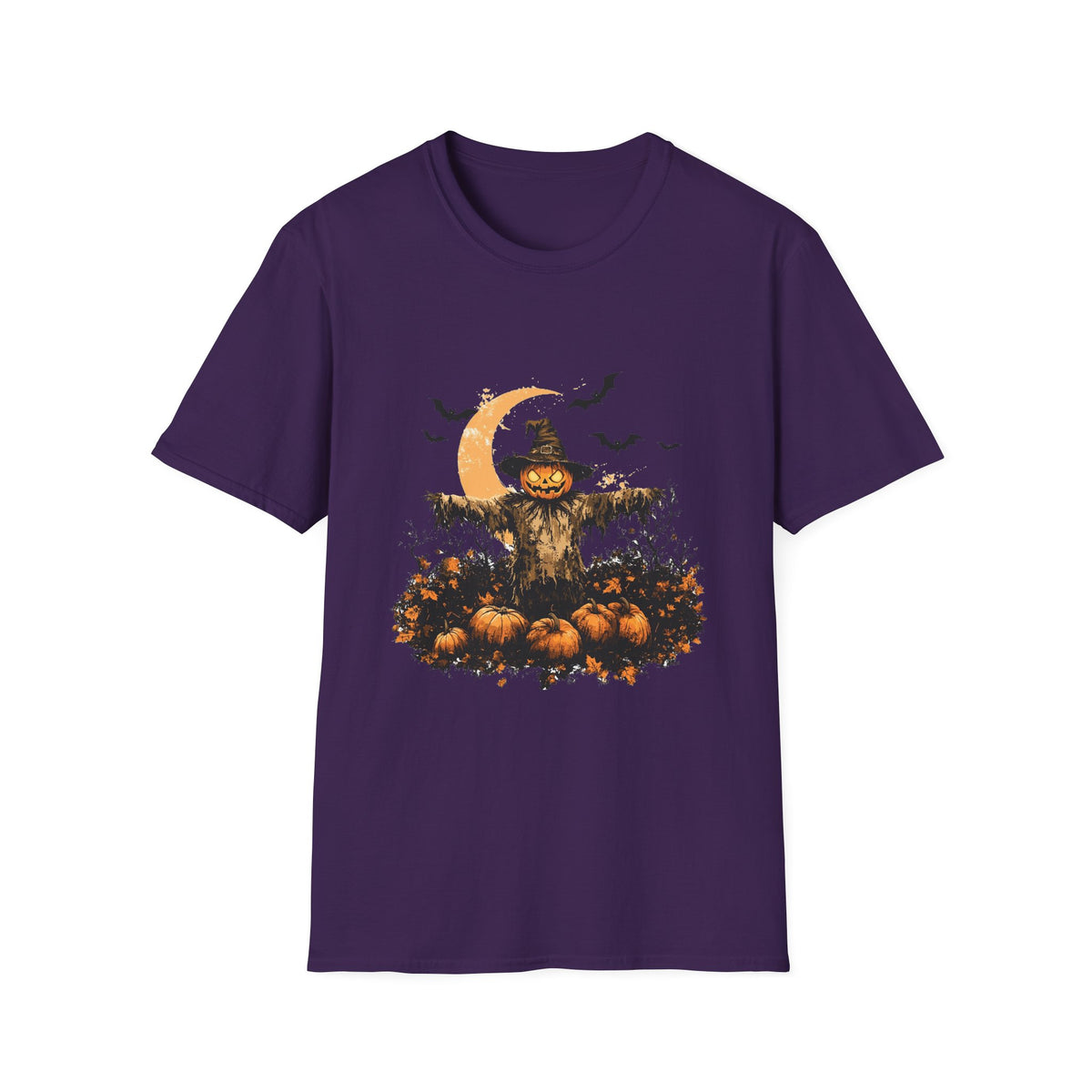 Scary Pumpkin Vintage Halloween T-Shirt