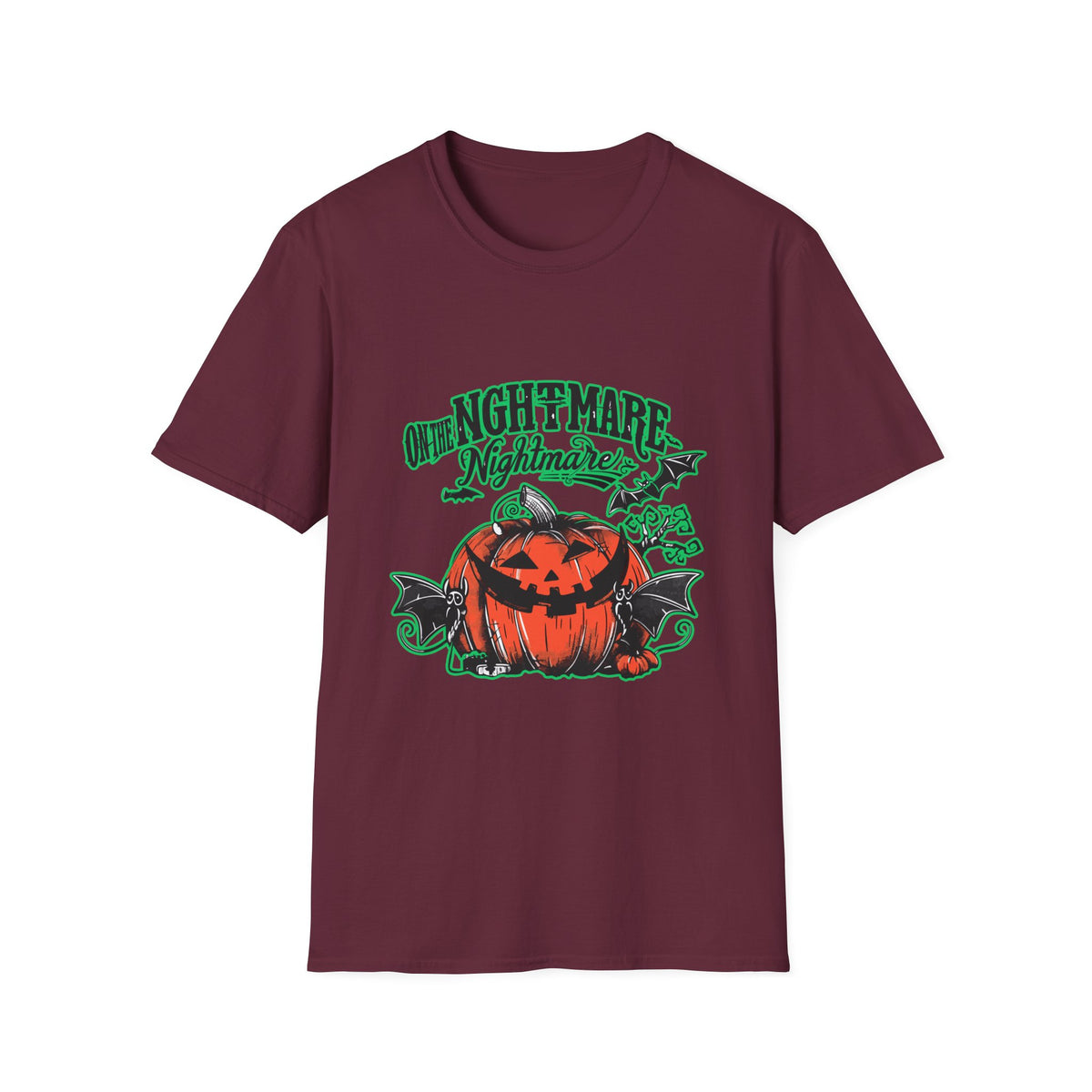 Scary Pumpkin Vintage Halloween T-Shirt