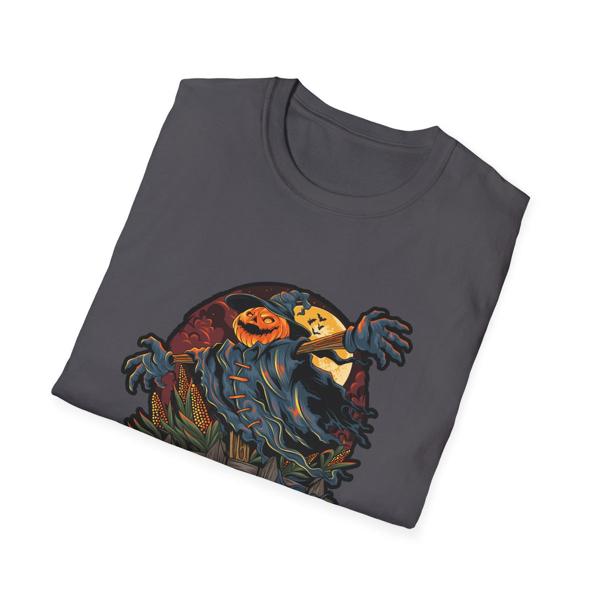Scary Pumpkin Vintage Halloween T-Shirt