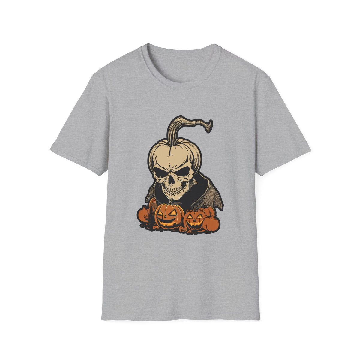 Scary Pumpkin Vintage Halloween T-Shirt