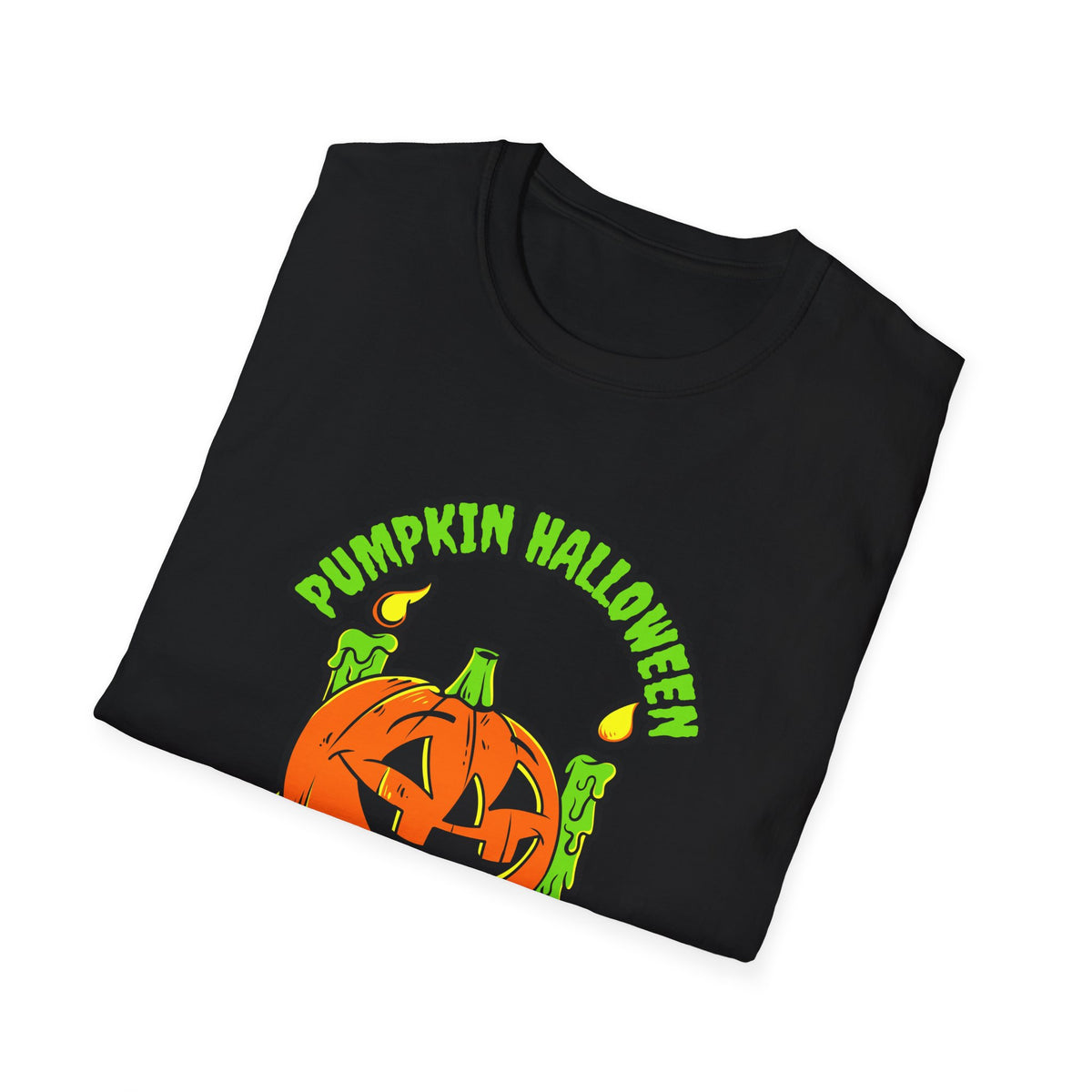 Scary Pumpkin Vintage Halloween T-Shirt