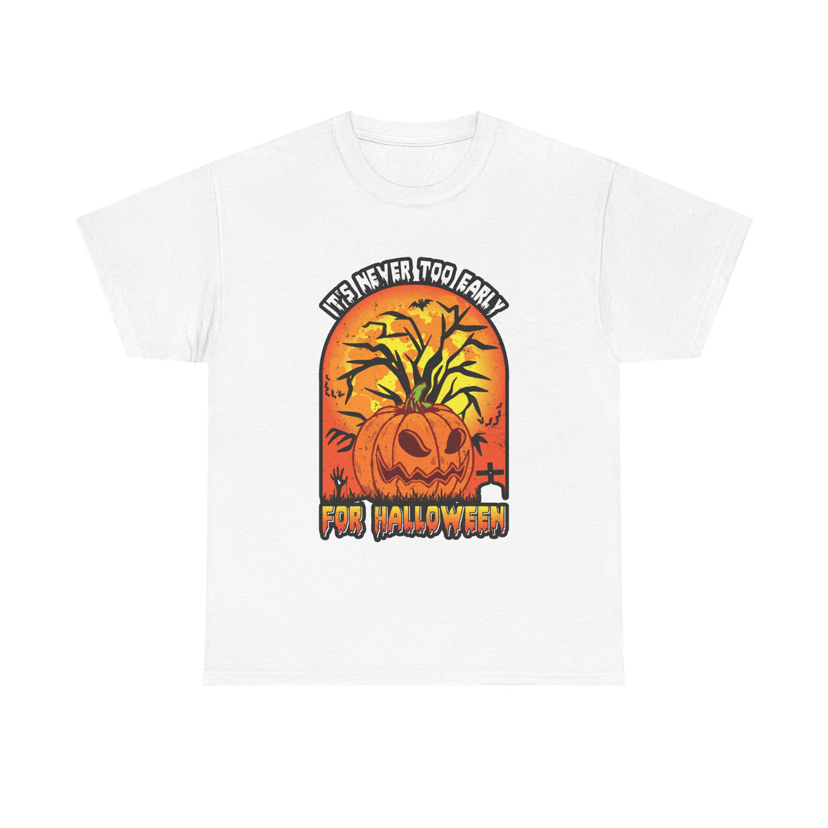 Scary Pumpkin Halloween T-Shirt