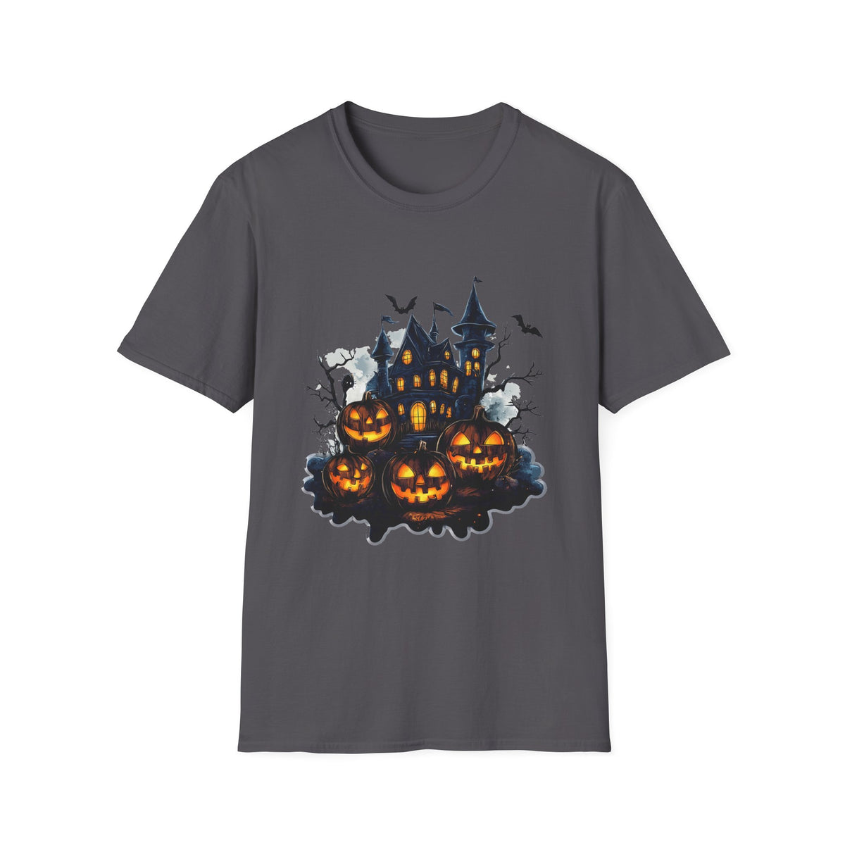 Scary Pumpkin Vintage Halloween T-Shirt