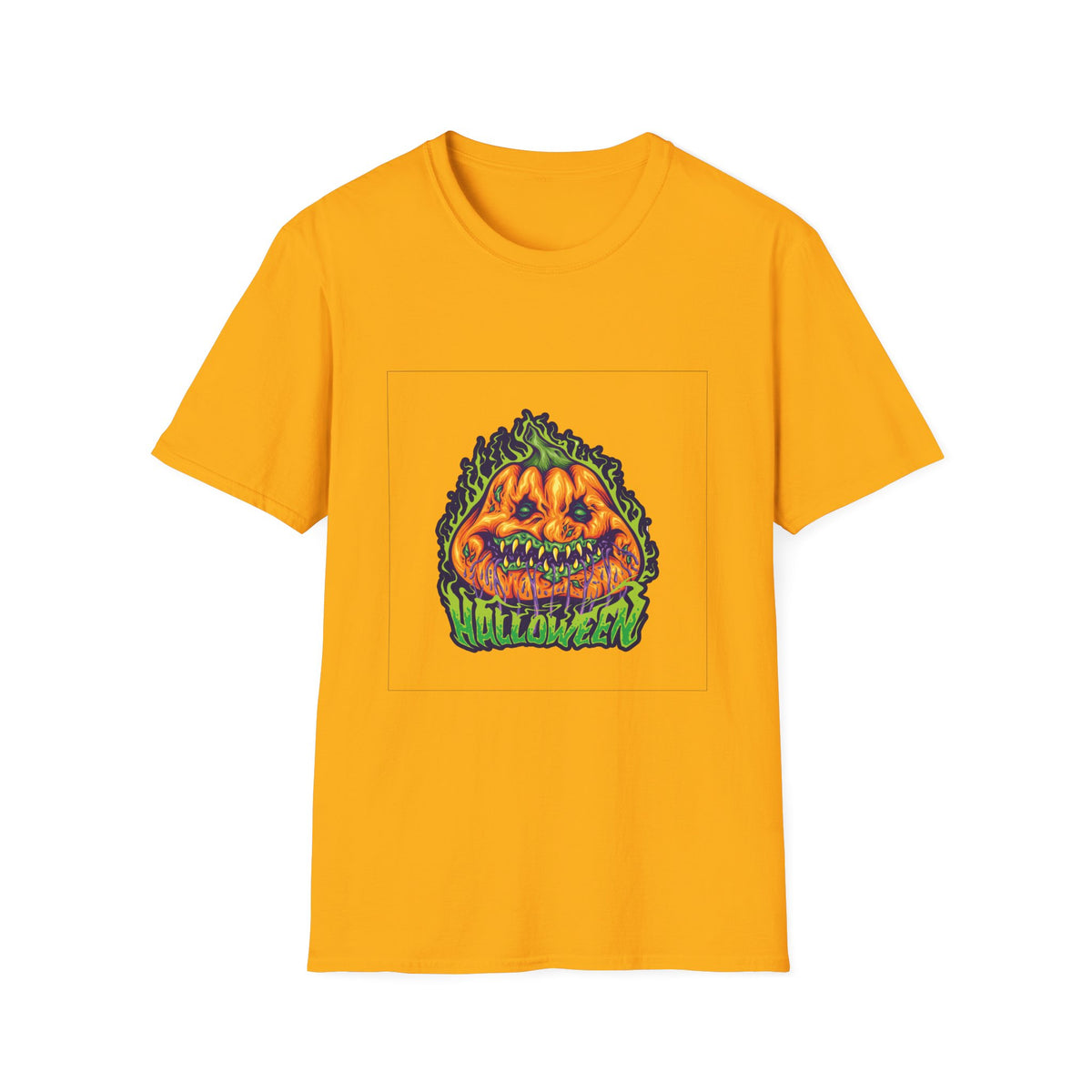 Scary Pumpkin Vintage Halloween T-Shirt