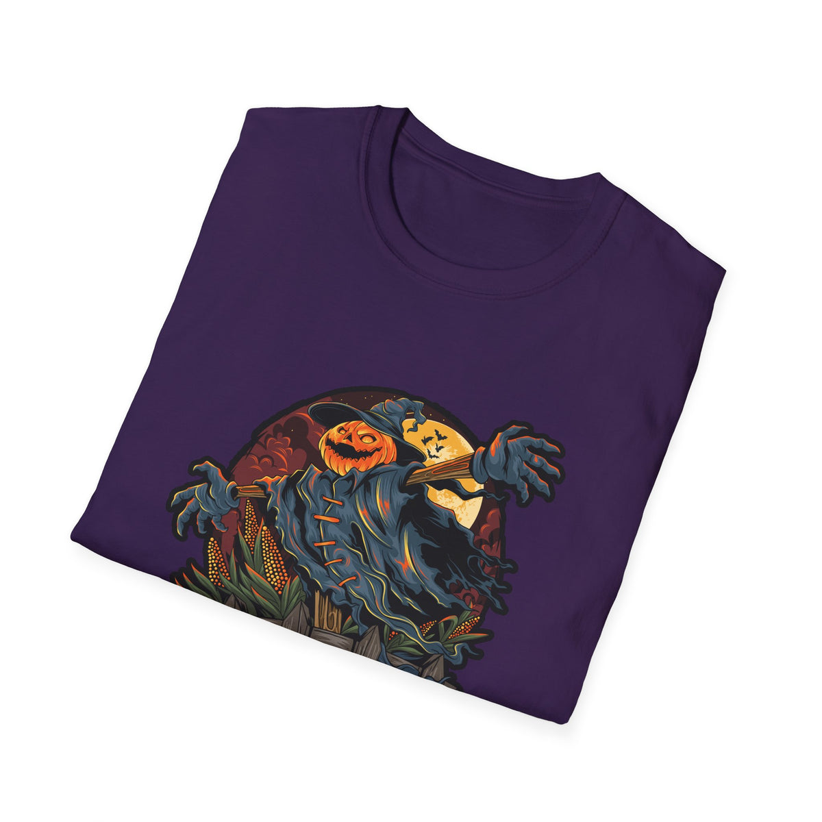 Scary Pumpkin Vintage Halloween T-Shirt