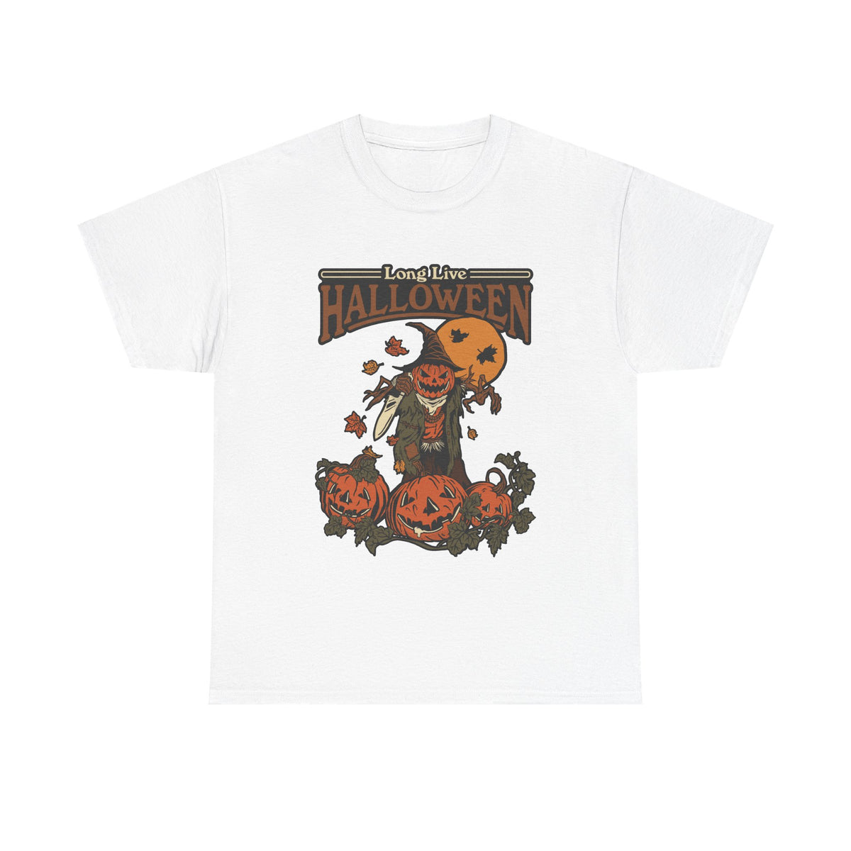 Scary Pumpkin Halloween T-Shirt
