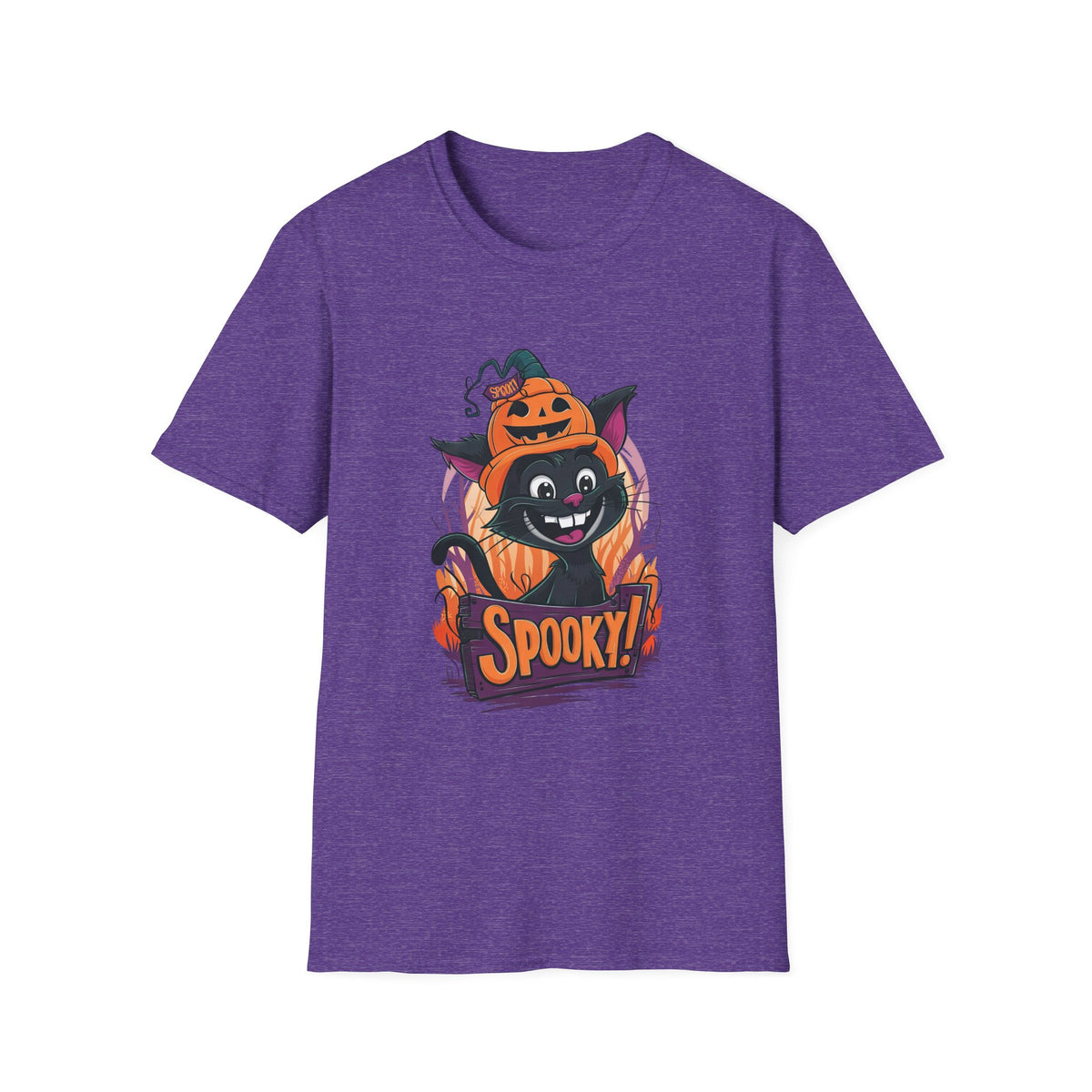 Cute Cat Pumpkin Halloween T-Shirt