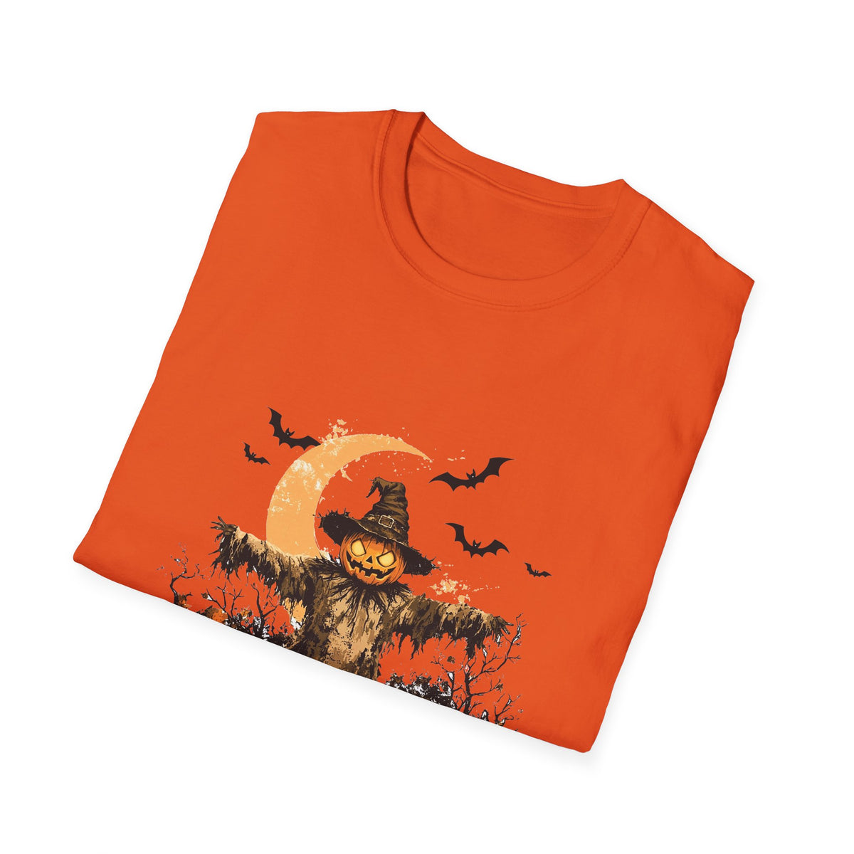 Scary Pumpkin Vintage Halloween T-Shirt