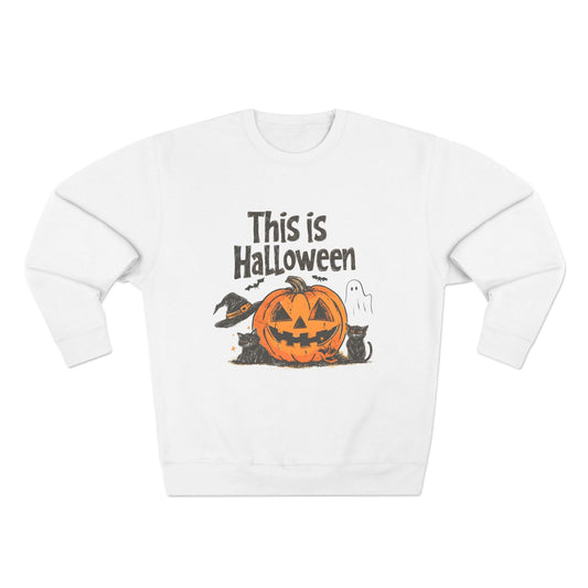 Cute Pumpkin Halloween Crewneck Sweatshirt