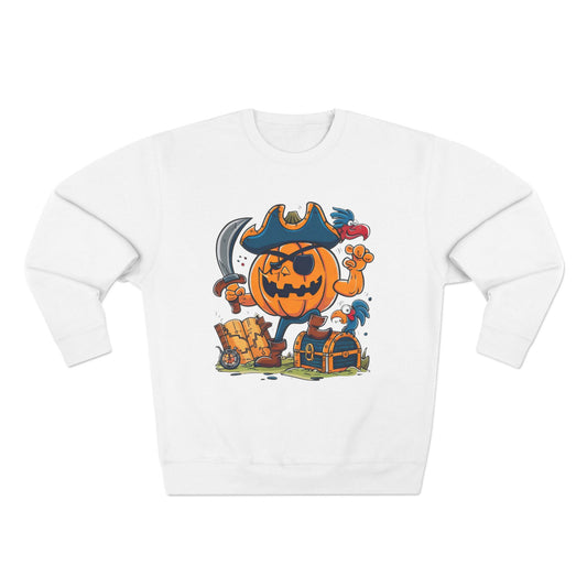 Pumpkin Pirate Halloween Crewneck Sweatshirt
