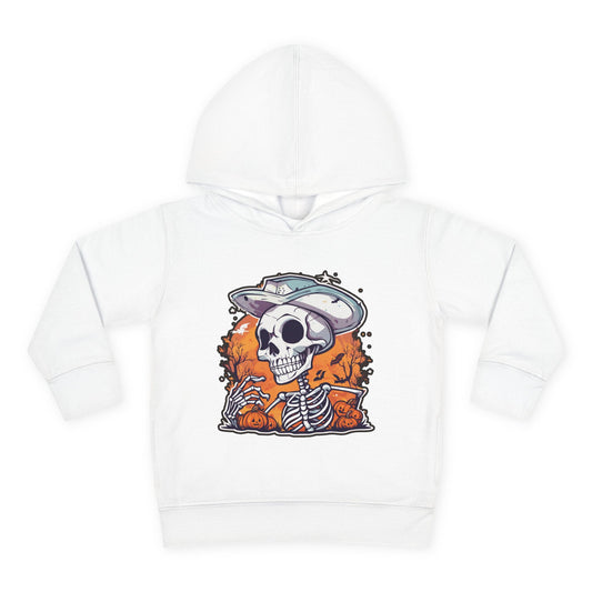 Vintage Scary Pumpkin Toddler Hoodie