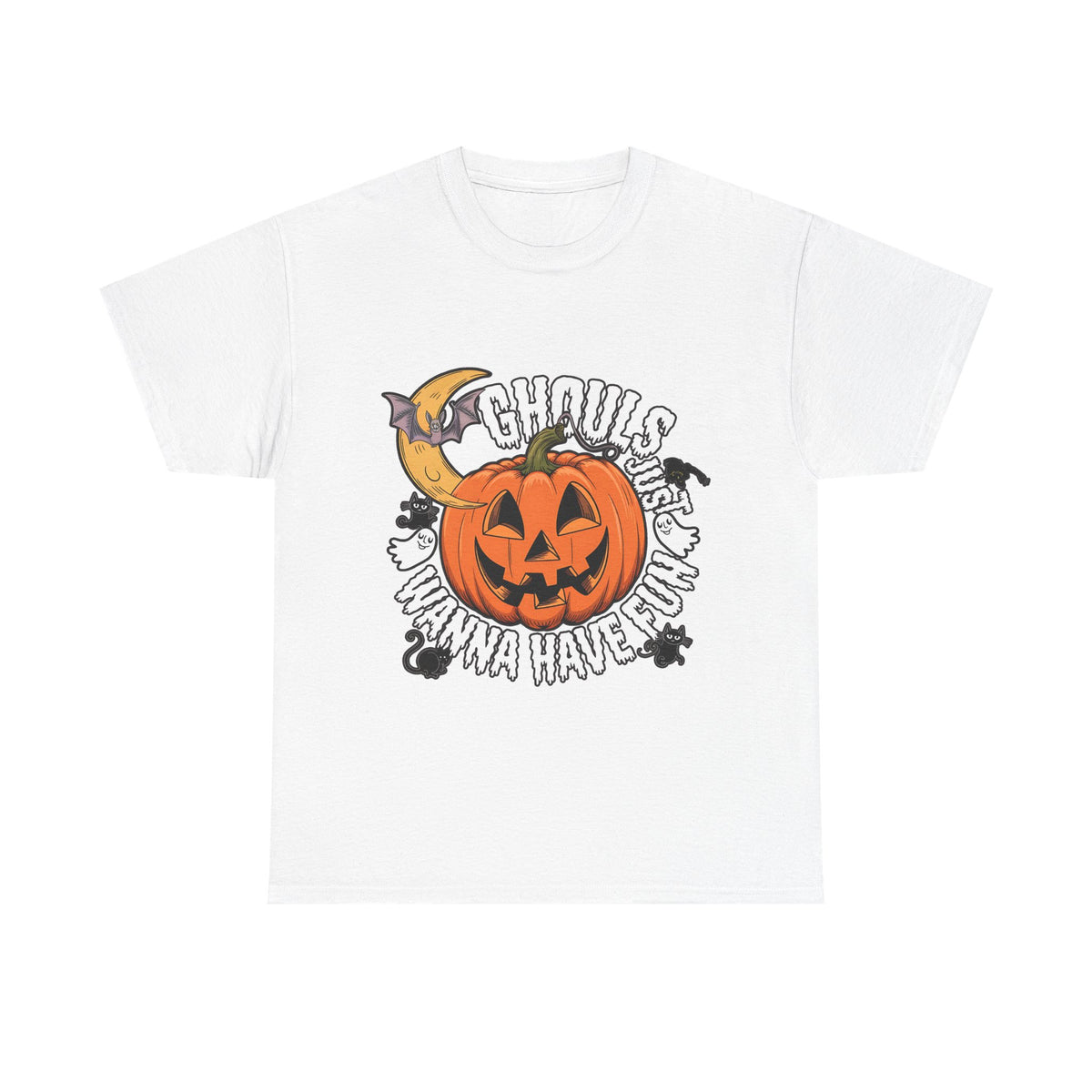 Scary Pumpkin Unisex T-Shirt for Halloween