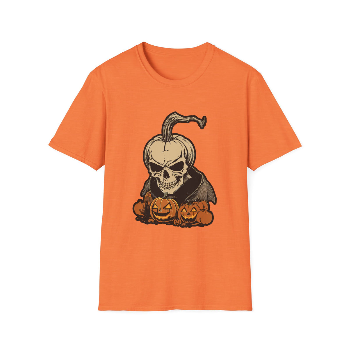 Scary Pumpkin Vintage Halloween T-Shirt
