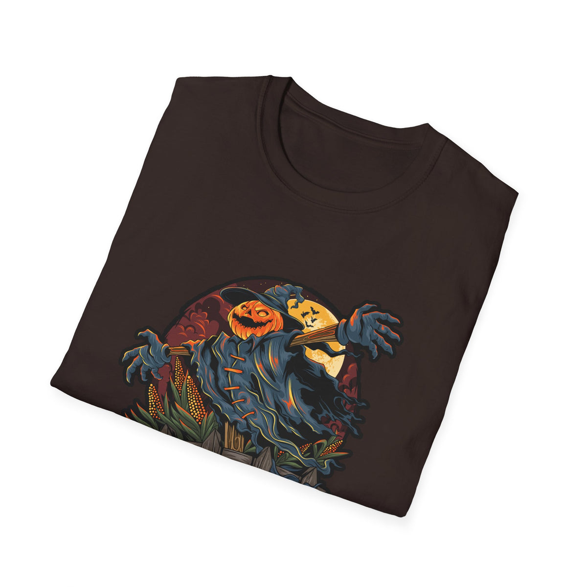 Scary Pumpkin Vintage Halloween T-Shirt