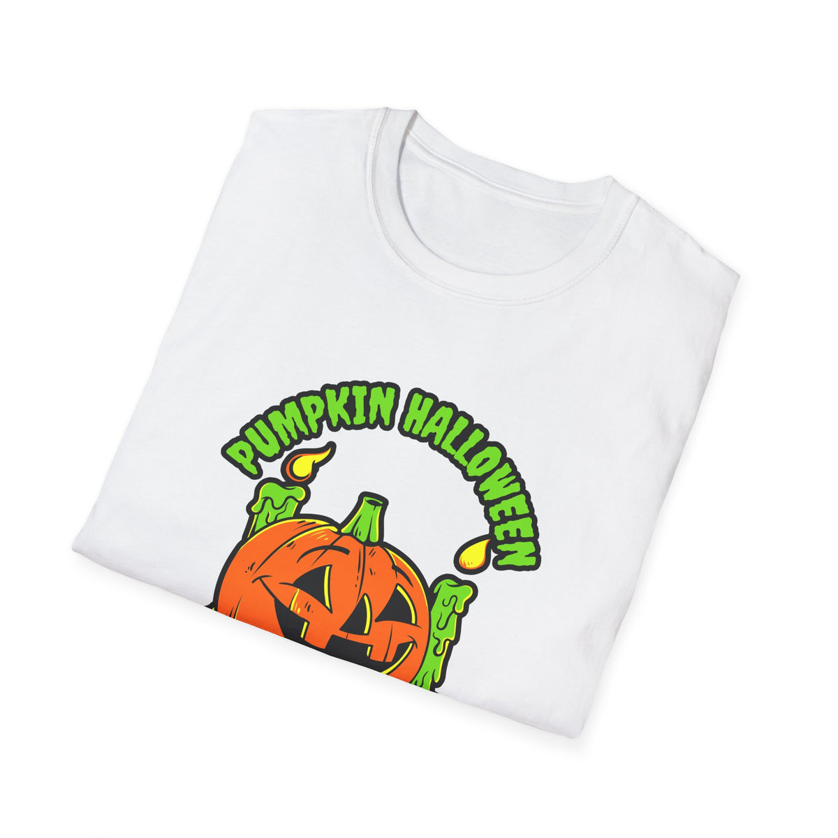 Scary Pumpkin Vintage Halloween T-Shirt